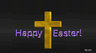 Happy Easter Cross GIF