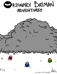 Happy Easter Funny Batman Getting Eggs  GIF