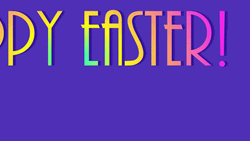 Happy Easter Funny Girl With Bunny Weapon  GIF