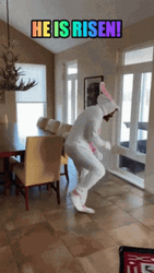 Happy Easter Funny He Is Risen  GIF