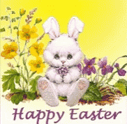 Happy Easter Lazy Bunny GIF