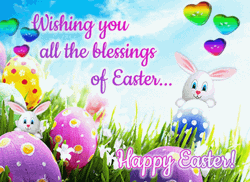 Happy Easter Sunday Wishing You All The Blessing GIF