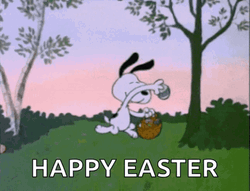 Happy Easter Sunday With Big Font GIF