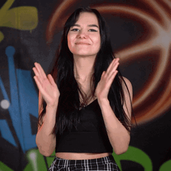 Happy Egirl Clapping GIF