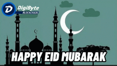Happy Eid Mubarak Poster With Mosque