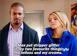 Happy Endings Brad Williams Glitter Face GIF