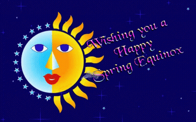 Happy Equinox Greeting Card GIF