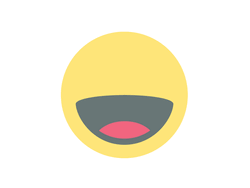 Happy Face Bounce Emoji GIF