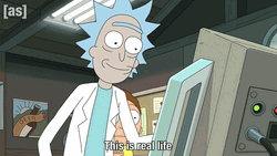 Happy Face Rick Sanchez GIF