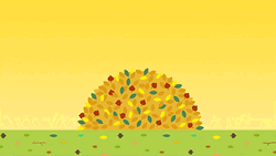 Happy Fall Rhino GIF