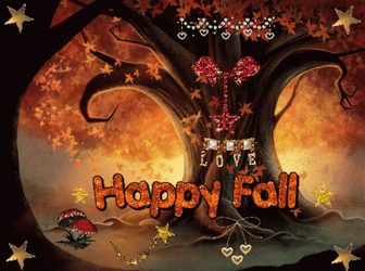 Happy Fall Saturday Bight Tree Leaves GIF