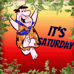 Happy Fall Saturday Excited Man Open Arms GIF