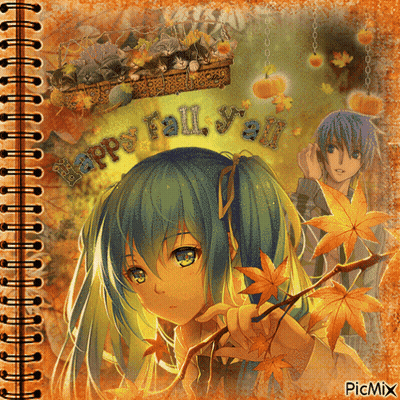 Happy Fall Y'all Girl And Boy GIF