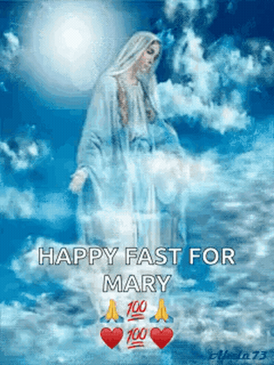 Happy Fast For Mary GIF