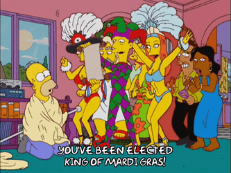 Happy Fat Tuesday King Of Mardi Gras GIF