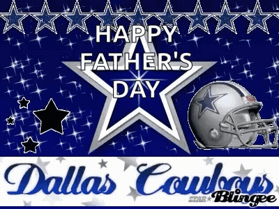 Happy Father's Day Dallas Cowboys Helmet GIF