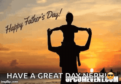 Happy Father's Day Man Carrying Child GIF