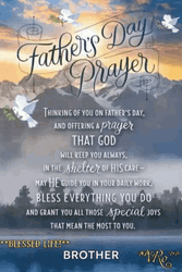 Happy Fathers Day Brother Prayer Blessings Family Mountain  GIF