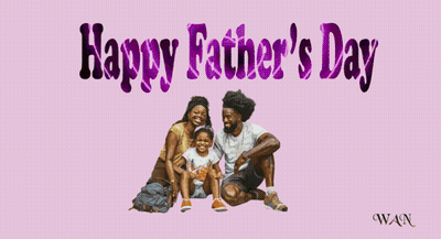 Happy Fathers Day Card With Family GIF