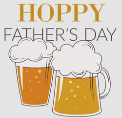 Happy Fathers Day Hoppy Beer Fun