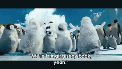 Happy Feet Bringing Sexy Back Dance GIF