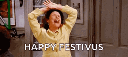Happy Festivus Woman GIF