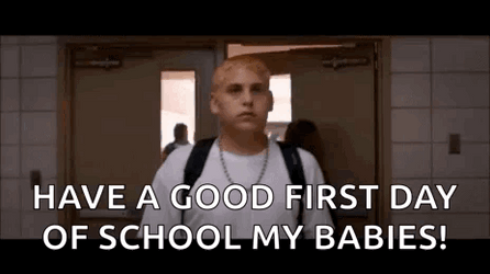 Happy First Day Of School Jonah Hill GIF