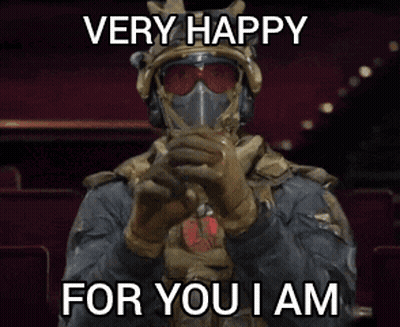 Happy For You Meme With Soldier GIF