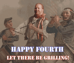 Happy Fourth 1776 Let The Be Grilling GIF