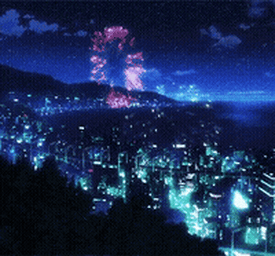 Happy Fourth Of July Sign With American Flag GIF