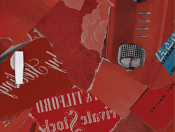 Happy Fourth Old Newspaper Collage GIF