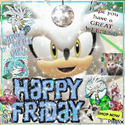Happy Friday Cartoon Character GIF