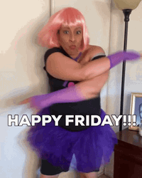 Happy Friday Dancing Lady