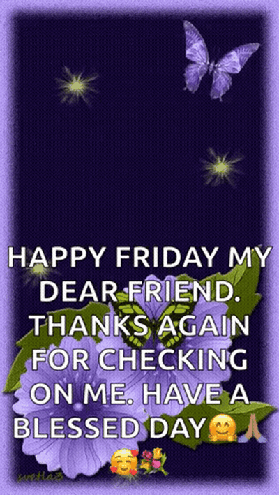 Happy Friday Dear Friend GIF