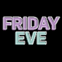 Happy Friday Eve Text Altering Colors GIF