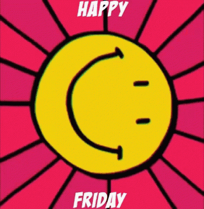 Happy Friday Greeting Card Smiley Face GIF