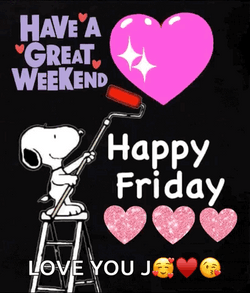 Happy Friday Love Have A Great Weekend Snoopy GIF