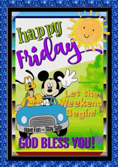 Happy Friday Mickey Mouse And Pluto GIF