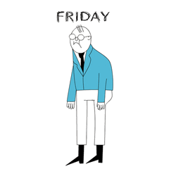 Happy Friday Party Vibe Reveal GIF