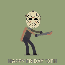 Happy Friday The 13Th Cartoon Dance GIF