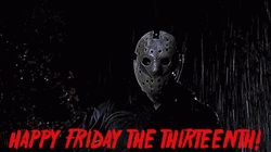 Happy Friday The 13Th Jason Voorhees Raising Hand GIF