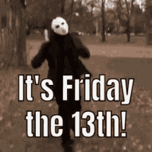 Happy Friday The 13Th Mask Guy Moving Dancing GIF