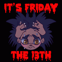 Happy Friday The 13Th Scary Animation GIF
