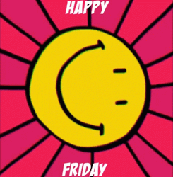 Happy Friday Turning Smiley Face