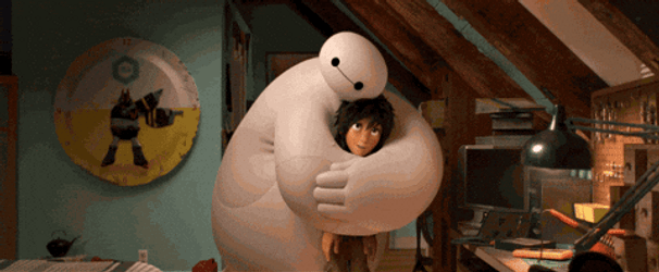 Happy Friendship Day Baymax GIF