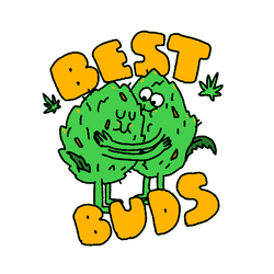 Happy Friendship Day Best Buds Hug GIF