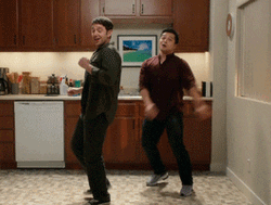 Happy Friendship Day Men Dancing GIF