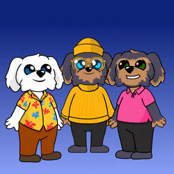Happy Friendship Day Rainbow Light GIF