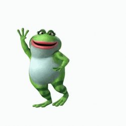 Happy Frog Dancing GIF