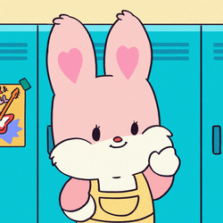 Happy Funny Face Muffin Rabbit GIF